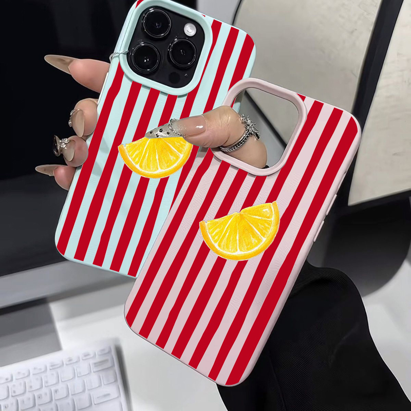 Mode Lemon Patroon TPU Silicon - Phone Cases Trendy recensie en prijs