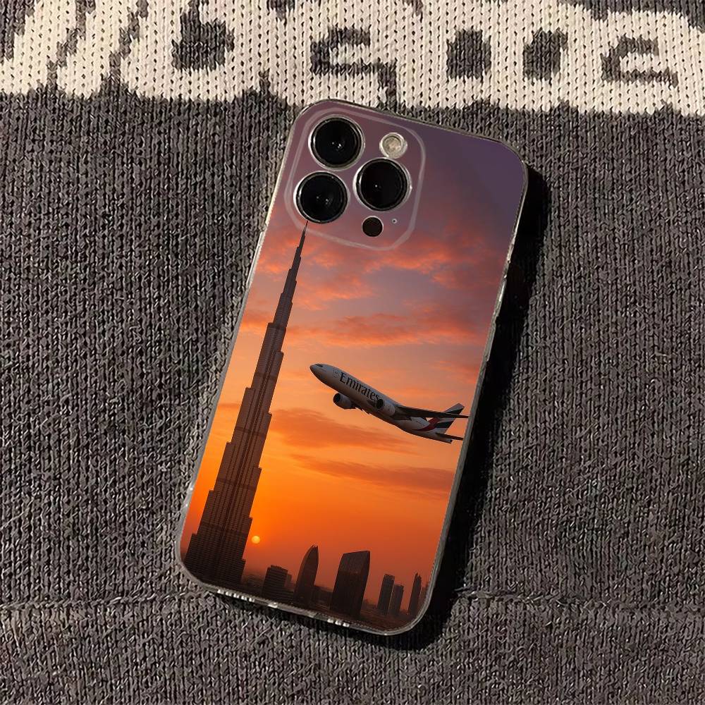 Dubai Burj Khalifa vliegtuig t - Phone Cases Dubai recensie en prijs