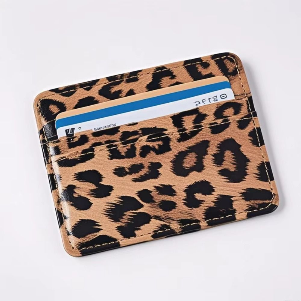 Klassiekers PU-leer Luipaardpr - Slim Card Slot Case recensie en prijs