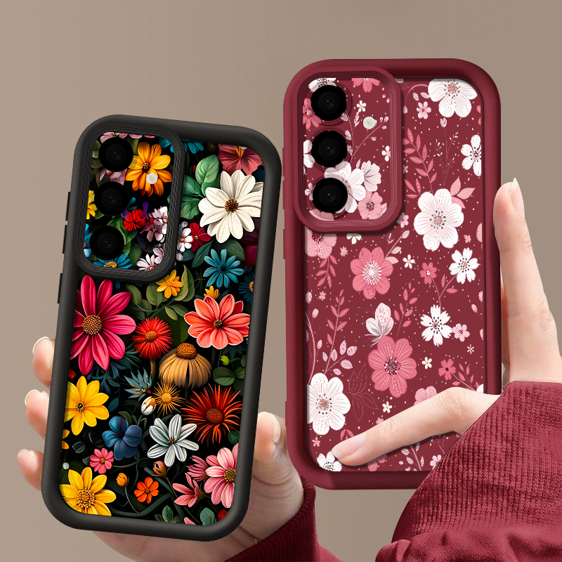 Kleurrijke bloemenpatroon hoes - Phone Cases For Samsung A14 recensie en prijs