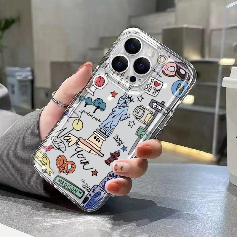 Schattig New York City Doodle  - Phone Cases York recensie en prijs