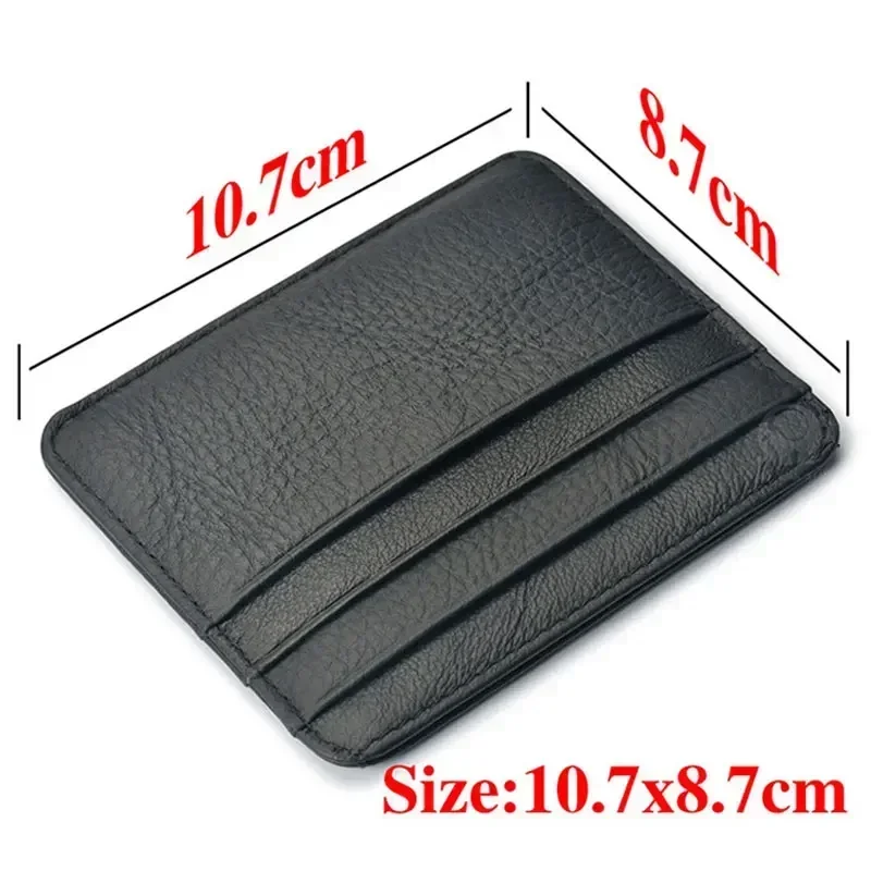 Nieuwe dunne lederen mini-port - Slim Card Slot Case recensie en prijs