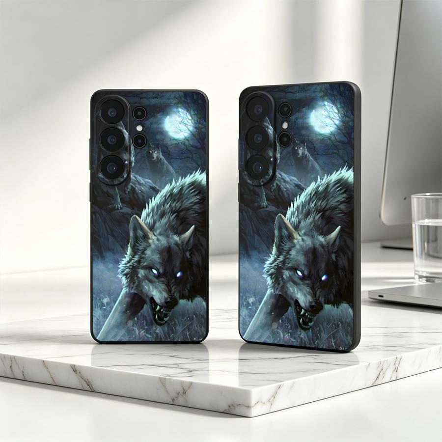 Wolf Pack Under Moon hoesje vo - Phone Cases Under $20 recensie en prijs