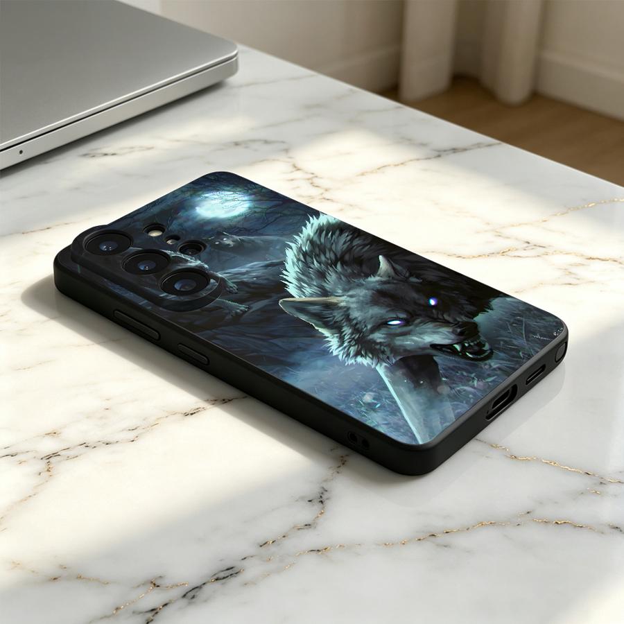 Wolf Pack Under Moon hoesje vo - Phone Cases Under $20 recensie en prijs