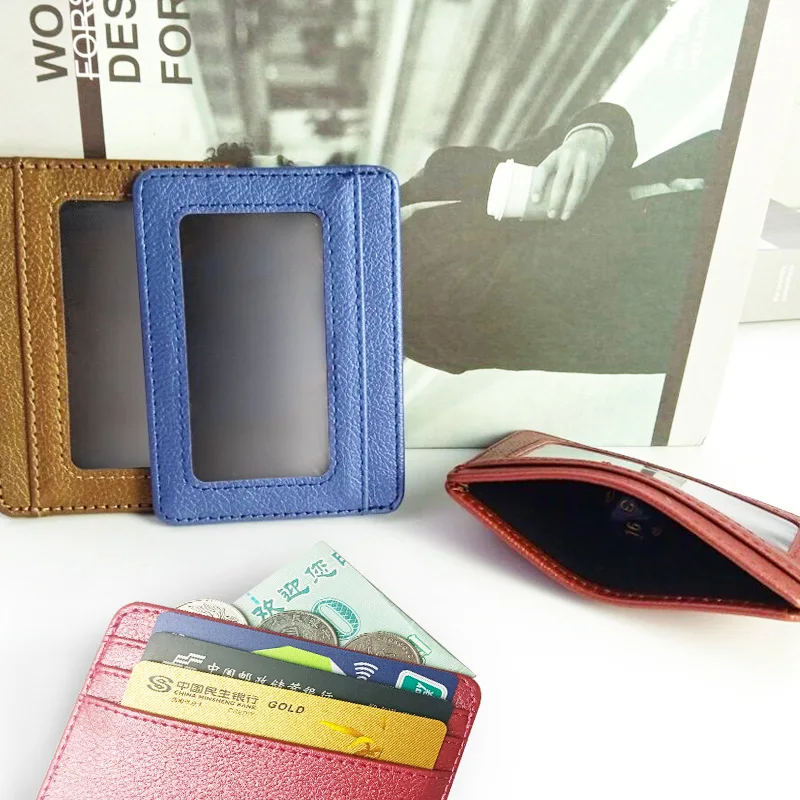 Nieuwe dunne PU lederen mini-p - Slim Card Slot Case recensie en prijs
