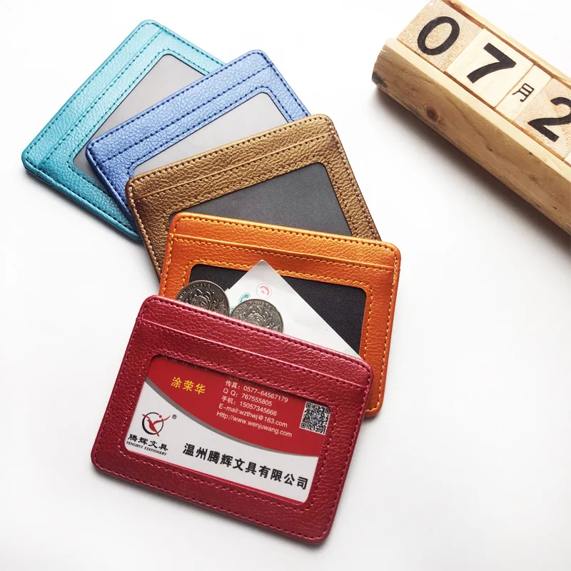 Nieuwe dunne PU lederen mini-p - Slim Card Slot Case recensie en prijs