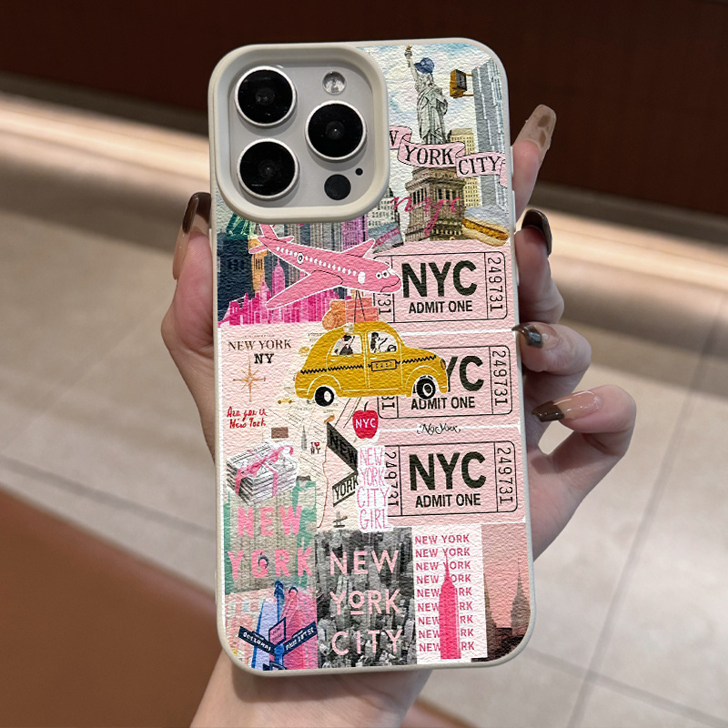New York Travel Collage Telefo - Phone Cases York recensie en prijs
