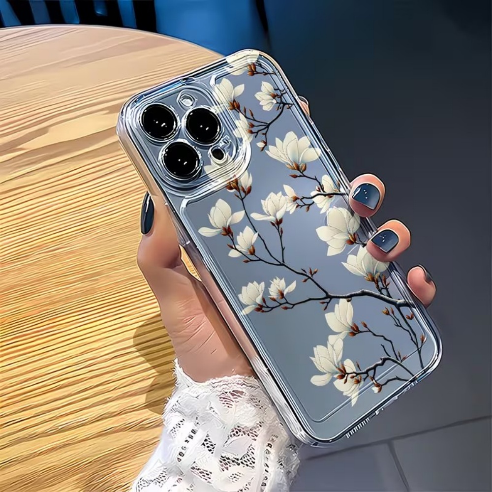 Trendy Magnolia Bloemen Transp - Phone Cases Trendy recensie en prijs