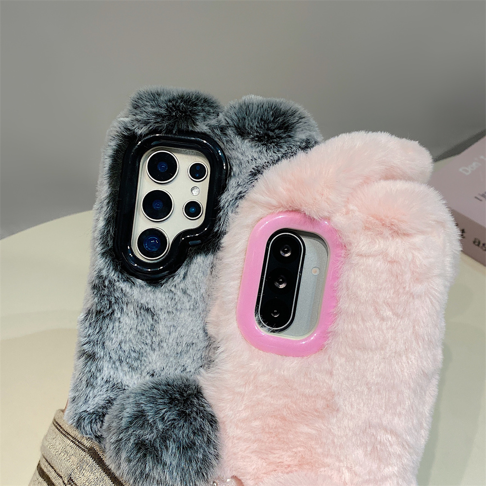 Schattige Konijnenoren Pluizig - Phone Cases With Stand recensie en prijs
