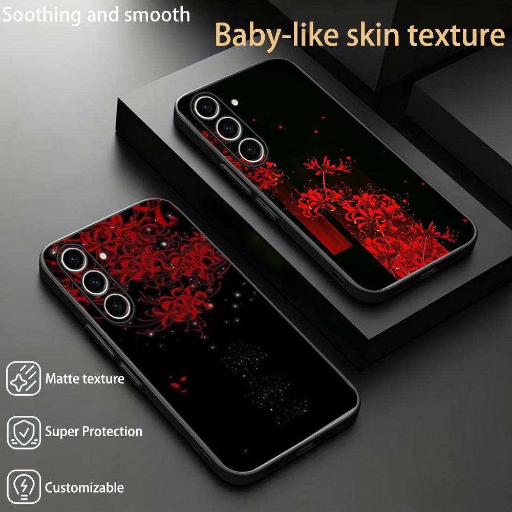 Rode spinnenlelie Japan kunst  - Phone Cases Trendy recensie en prijs