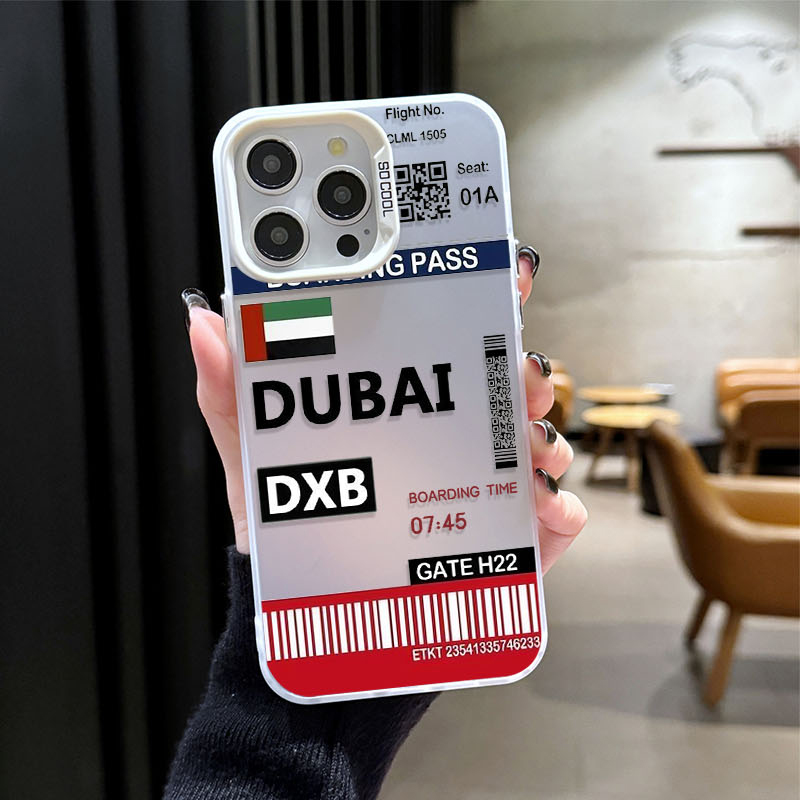 Dubai Boarding Pass Ticket Tel - Phone Cases Dubai recensie en prijs