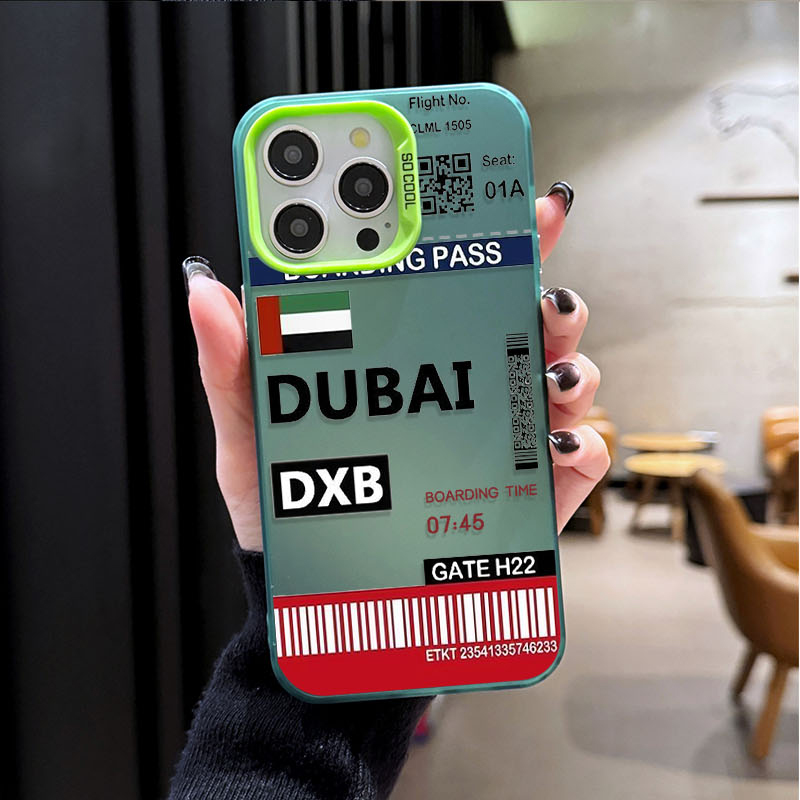 Dubai Boarding Pass Ticket Tel - Phone Cases Dubai recensie en prijs