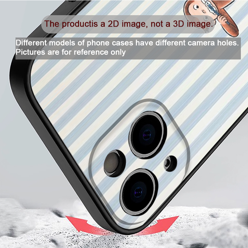 Cartoon gestreepte aap met kat - Phone Cases Iphone 17 Pro Max recensie en prijs