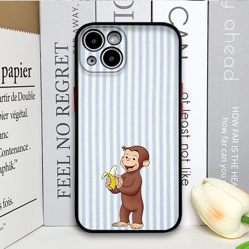 Cartoon gestreepte aap met kat - Phone Cases Iphone 17 Pro Max recensie en prijs